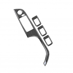 4vnt automobilio lango jungiklio pakėlimo skydelio mygtuko rėmo dangtelio apdaila dekoratyviniai lipdukai salono priedai, skirti BMW E90 3 serijai 2005-12