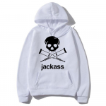 Jackass logotipas su grafiniu spaudiniu, juodas džemperis su gobtuvu, gatvės stiliaus, laisvalaikio, madingas, vyrams, moterims, vintažinis, laisvas, rudens ir žiemos džemperiai su gobtuvu S