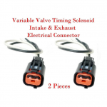 2 x Connector of VVT Variable Valve Timing Solenoid Fits Jaguar Land Rover 2.0L