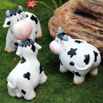 DAZHEN CERAMICS Animacinės karvutės figūrėlių rinkinys
