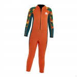 Kids Wetsuit Diving Swimsuits 2.5mm Neoprene Full suits for Scuba Snorkeling Boating Orange L