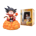 Anime Dragon Ball Son Goku figūrėlė Somersault Cloud modelio lėlė Dragon Ball automobilio žaislas Veiksmo figūrėlė PVC Sėdima padėtis No box black