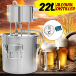 3/6/9 Galonas 11/22/35 litrų varinis vamzdelis Moonshine Still Spirits Vandens alkoholio distiliavimo aparatas namų alaus vyno gaminimo rinkinys 22L