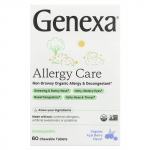 Genexa, Alergijos priežiūra, nesukeliantis mieguistumo ekologi&scaron;kas alergijos ir nosies užgulimo palengvintojas, ekologi&scaron;kas acai uogų, 60 kramtomųjų tablečių