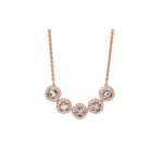Swarovski Angelic Square Kristalinis Karoliai Moteri&scaron;ki karoliai Rožinio Aukso 5351305 Rose Gold,F