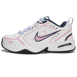 Nike Air Monarch 4 Pu Support Low top Chunky Sneakers Unisex Pink Blue White 415445-102(TeamFive-) 38.5 white