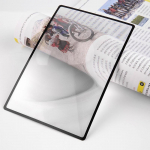 A5 plok&scaron;čias PVC didinamasis lapas X3 180x120 mm knygos puslapio didinamasis skaitymo stiklo lę&scaron;is