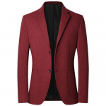 Rudens Vyri&scaron;ki &Scaron;varkai Kostiumai Striukės Business Casual Kostiumas Vilnoniai Paltai Auk&scaron;tos Kokybės Vyri&scaron;ki Slim Fit &Scaron;varkai Striukės &Scaron;varkai Paltai L raudona