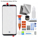 Stiklinio ekrano tikslus pakeitimas su UV klijais Priekinio lietimui jautraus skydelio ekrano lę&scaron;io taisymo rinkinys, skirtas Samsung Galaxy S8/S8 Plus/S9/S9 Plus/S10/S20/S21 Plus for Samsung Galaxy S9 Plus