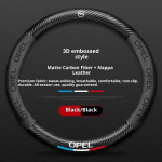 Automobilio vairo apdangalas Opel OPCline Astra Corsa Grandland Insignia Mokka Vectra GTC Tigra Vivaro Zafira Automobilio Aksesuarai juoda