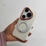 Skirta Huawei Pura 80 Pro dėklas Magnetinis 360&deg; žiedas MagSafe dėkliukui Odinis dangtelis Skirta Huawei Pura 80 Pro+ Korpusas Atsparus smūgiams Bamperis Huawei Pura 80 Pro balta