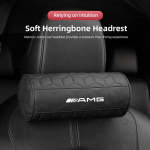 Automobilio odinė galvos atrama Sėdynės galvos atrama Kaklo pagalvė Mercedes Benz AMG A B C E G CLA W211 W203 W204 C260 E300L A200L GLC300 BA3 gray