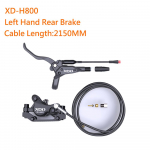 XOD H800/H880 Elektrinio paspirtuko hidraulinis diskinis stabdys KUKirin G2 Master G2 Ultra G2 PRO 2025 Elektriniam paspirtukui Hidraulinė alyva b H800 L hand Rear gray