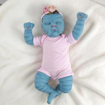 Atgimusi lėlė 19 colių Avataro imitacinė lėlė Vinilas Silikonas 48cm cotton body rožinė