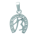 Les Tr&eacute;sors De Lily [D4073] - Pendentif Argent '13' argent&eacute; - 14x14 mm