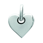 Les Tr&eacute;sors De Lily [N3395] - Pendentif Argent 'Love' (rhodi&eacute;) - 8x7 mm sidabras