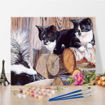 Menas &bdquo;Pasidaryk pats&ldquo; Tapyba pagal skaičius Skaitmeninis aliejinis tapyba Namų dekoras Skaičiai Tapyba Aliejinė tapyba Pomėgiai Deimantų tapyba 40x50cm no frame