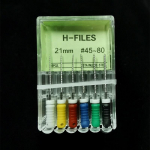 5Box / Lot Dental Tools Root Cannal Endo H dildė 21mm nerūdijančio plieno Endodontiniai instrumentai Dentist Odontologia H File 21mm 06
