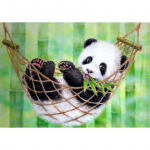 &bdquo;Pasidaryk pats&ldquo; &bdquo;Panda&ldquo; 5D deimantinis dažymas, pilnas apvalus gręžtuvas, gyvūnas, deimantinis siuvinėjimas kryžminio dygsnio mozaikos rinkiniai, dervos sienų menas, namų dekoras Full Round 20x30CM