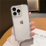 Vaivoryk&scaron;tės Lazerinis Skaidrus Kietas PC Smūgiams Atsparus Telefono Dėklas iPhone 14 13 12 Pro Max 14plus 13pro 14pro Skaidrus Lazerinis Galinis Dangtelis For iPhone 12Pro Max