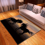 Modernus Decor 3D Tapijt Sofa Gebied Tapijt Paarden Patroon Schoenendoos Mat Decor Bedside Keuken Tapijt Kinderen Spelen Tapijten Voor Living kamera 80x120cm