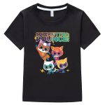 Naujas žaidimas Super Kitties Vaiki&scaron;ki mar&scaron;kinėliai Vasaros medvilnės trumpomis rankovėmis y2k vienetiniai mar&scaron;kinėliai vaikams berniukui 10 metų mergaičių drabužiai Anime mar&scaron;kinėliai 120