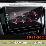 Automobilio navigacijos ekrano grūdinto stiklo apsauginė plėvelė LCD ekrano plėvelė Volkswagen VW Tiguan R Line 2022 Arteon