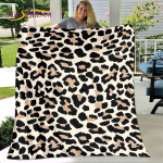 Klasikinės &bdquo;Leopard Print&ldquo; serijos antklodė, flanelinė antklodė, &scaron;ilta antklodė svetainės miegamojo lovoms sofa Kelioninė dovana 75x90cm