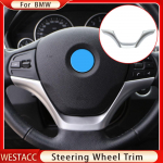 ABS Chromas Automobilio Vairaračio Gaubto Apdaila Dekoratyvinis Lipdukas BMW 3 Serijos F30 F34 320 328 2013 2014 Stilius