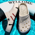 Unisex Sandalai Vasariniai Sodo Batai Hole Beach Batai Vyri&scaron;ki batai Moteri&scaron;kos &scaron;lepetės 36 balta