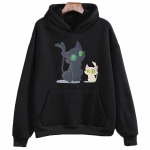 Suzume No Tojimari Daijin su Sadaijin Katės Hoodies Unisex Moterims Žiūrintys Į Tave Kawaii/Mielos Anime Drabužiai Puloveriai Neko Animacinis L