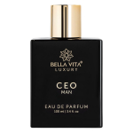 Bella Vita Luxury CEO MAN Eau De Parfum vyri&scaron;ki kvepalai su citrina, levandomis, tonka ir agarmedžiu|medinis ir a&scaron;trus ilgai i&scaron;liekantis EDP kvapas, 100 ml 100 ML