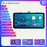 8G+128G Android Auto CarPlay automobilinis radijas, skirtas Toyota Corolla 2007-2011 Multimedijos grotuvas GPS navigacija 2din Stereo 1280*720 Ekranas Autoradio Carplay 4G S7 8Core 6G 128G AI