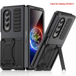 Prabangus aliuminio lydinio metalinis dėklas, skirtas Samsung Galaxy Z Fold 4 5g Case Armor Heavy Duty Protection Stovo smūgiams atsparus dangtelis