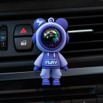 Automobilio oro i&scaron;leidimo angos kvepalų klipas Animacinis filmas Astronautas Oro kondicionierius Oro kondicionierius Oro i&scaron;leidimo anga automobiliui Aromaterapijos klipas Automobilio interjero priedai juoda