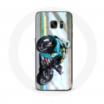 Coque pour Samsung Galaxy S7 Edge Valentino Rossi pilote de moto