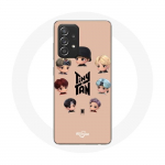 Coque pour Samsung Galaxy A33 5G BTS TinyTAN Animation Affiche RM Jin Suga J-Hope Jimin V Et Jungkook