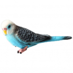 Dirbtinis est Parrot Bird Mini Animal Model Sodo Vejos Kiemo Ornamento Dekoras mėlyna