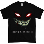Disturbed Mar&scaron;kinėliai Disturbed &Scaron;ypsena Juodi Unisex Mar&scaron;kinėliai S
