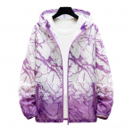 Rudens pavasario vyri&scaron;kas paltas su gobtuvu, gradiento spalvos, atitinkančios purslų spausdinimą su užtrauktuku užtraukiamos ki&scaron;enės Laisvos megztinio elastingos rankogalės, kvėpuojantis mink&scaron;tas lauko paltas M tamsiai mėlyna spalva