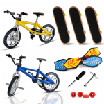 Finger Scooter Vitality Board Bike Set Lydinio pir&scaron;to dviratis