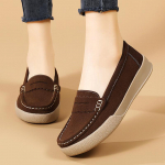 Moterims Mokasinai Penny Loafers Laisvalaikio slaugytojo avalynė Žirneliai Mink&scaron;ti, juodi vairavimo vairavimo batai moterims
