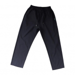 Vyri&scaron;kos kelnės Laisvos ledo &scaron;ilko greitai džiūstančios rai&scaron;telės elastinės juosmens plačios kojos &scaron;oninės ki&scaron;enės Vienspalvės sporto salės treniruotės Bėgiojimas sportinės kelnės ilgos kelnės 3XL juoda