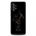 Telefono dėklas, skirtas Samsung A13 A51 A71 A41 A31 A21S A11 A01 A03S A12 A32 A52 A22 A23 A33 A53 A73 5G dangtelis futbolininko futbolo menas Samsung A41