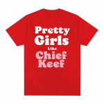 Gražios merginos mėgsta Chief Keef atspaudų mar&scaron;kinėlius Vyrams Moterims Esteti&scaron;ka mada Repo mar&scaron;kinėliai Unisex Hip Hop Didelio dydžio Gatvės drabužių mar&scaron;kinėliai S juoda