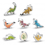 8/12 vnt sausainių pjaustytuvų rinkinys mielas dinozauro formos biskvito formelės vaikams dinozaurų temos reikmenys gimtadienio vakarėliui A