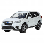 1/32 Subaru Forester SUV Lydinio Visureigis Miniatiūrinis Mastelio Modelis Automobilis Diecast Metalinis Garsas ir &Scaron;viesa Kolekcija Vaikų Žaislas Dovana balta