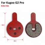 Metalinių stabdžių trinkelių keitimo priedai 1 pora 33,5*22,4mm
