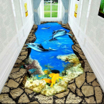 3D koridoriaus kilimai prie&scaron;kambario svetainės dekoravimui Pradžia Vie&scaron;bučio fojė Ilgas kilimas Laiptai Kilimėlis Įėjimo durų kilimėlis W80*H200CM