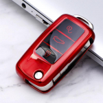 Automobilio raktų dangtelio dėklo laikiklis raktų pakabukas skirtas VW Volkswagen Polo Golf Passat Beetle Caddy T5 Up Eos Tiguan Jetta, skirtas Skoda Octavia A5